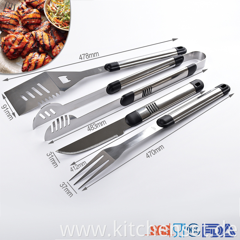 Bbq Spatula Fork Tongs Knife